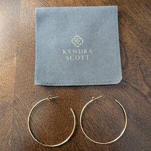 Kendra Scott Gold Hoop Earrings